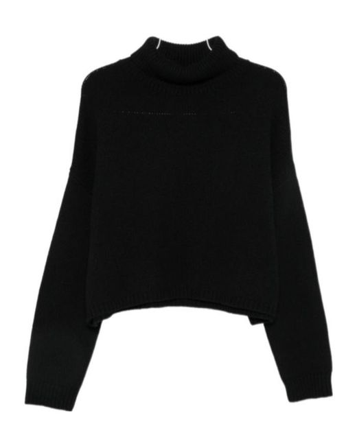 Lisa Yang Black Ribbed Sweater