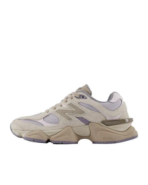New Balance Gray 9060 Mesh-Panel Sneakers for men