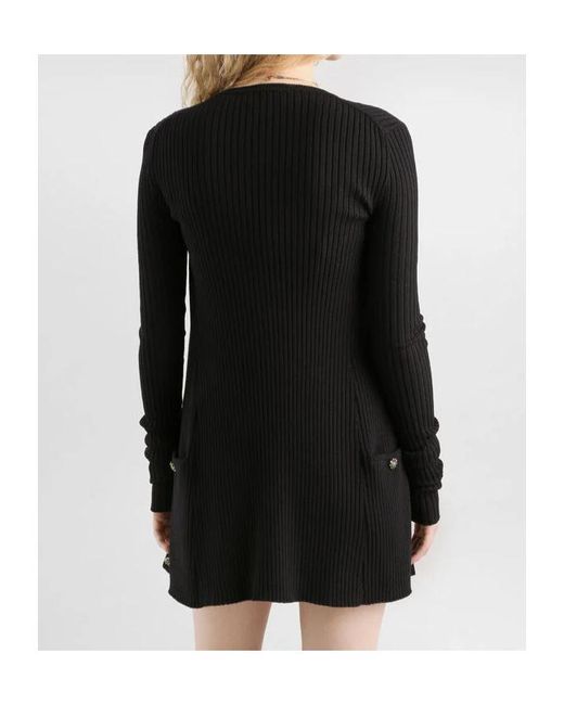 Dolce & Gabbana Black Ribbed Cardigan