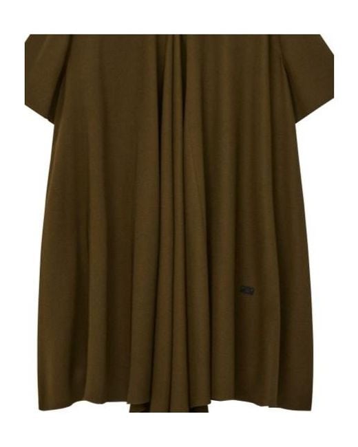 Loewe Green Viscose Trapeze Dress