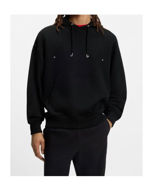 Boss Black Oversized-Fit Hoodie for men