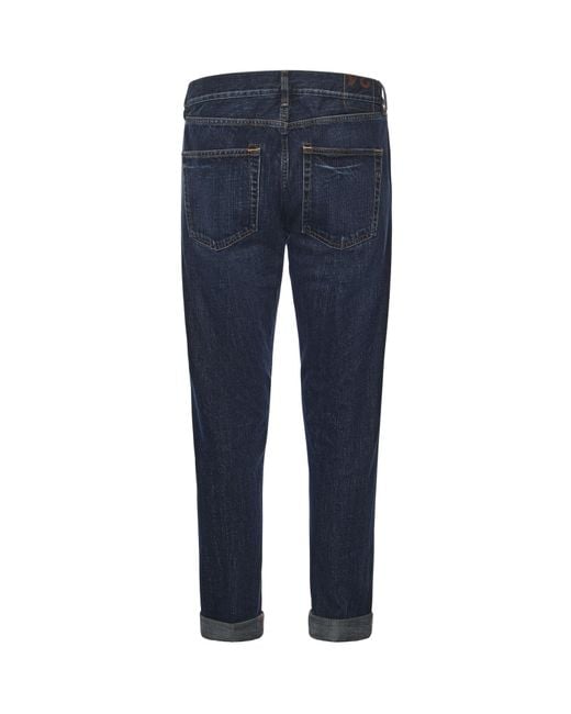 Dondup Blue Icon Straight-Leg Jeans for men