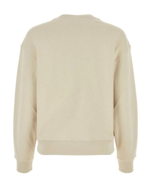 Patou Natural Crew Neck Long Sleeve Sweatshirt