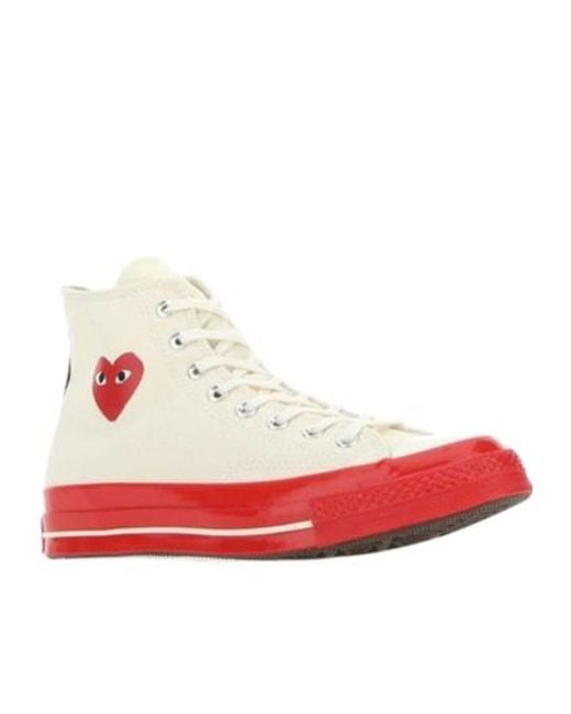 COMME DES GARÇONS PLAY Red Comme Des Garçons Play X Converse Chuck 70 Lace-Up Sneakers for men