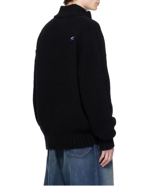 Adererror Blue Sig; Trs Tag Knit Zip-Up 01 Track Jacket for men