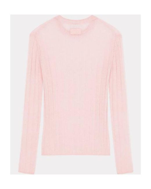 KENZO Pink Semi-Sheer Jumper