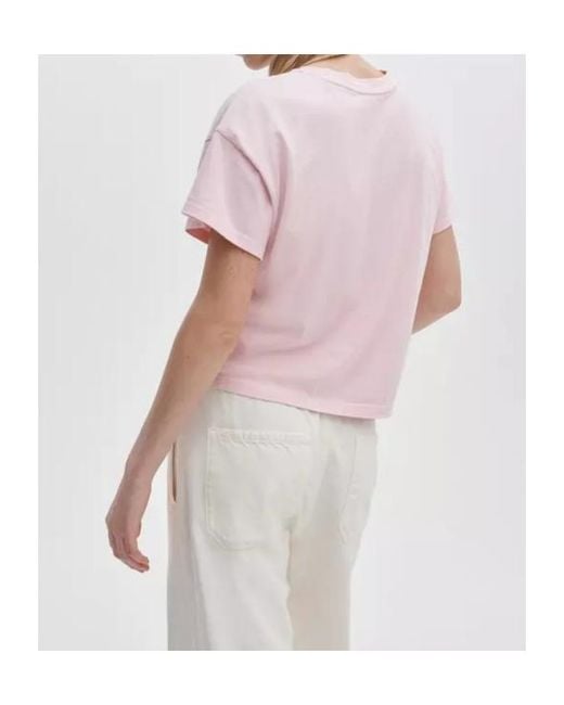Rag & Bone Pink Washed Loose T-Shirt