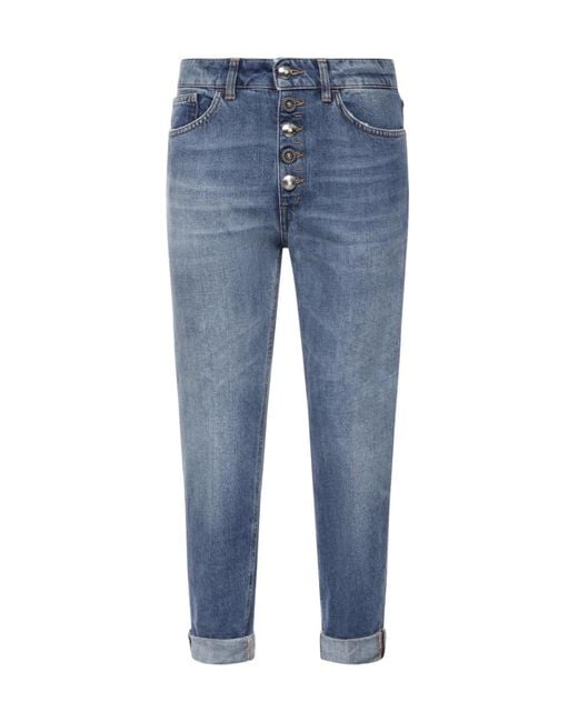 Dondup Blue Koons Straight-Leg Jeans