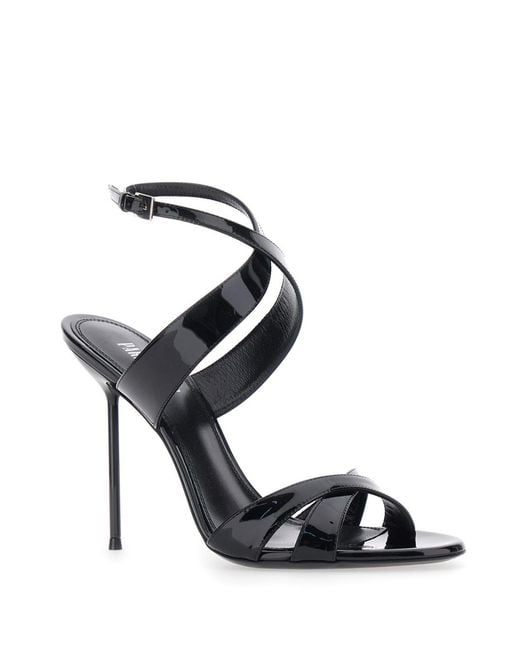 Paris Texas Black Lidia High-Heeled Sandals