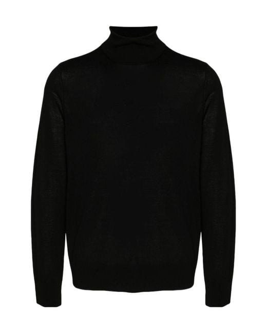 DSquared² Black Roll-Neck Knitted Jumper for men