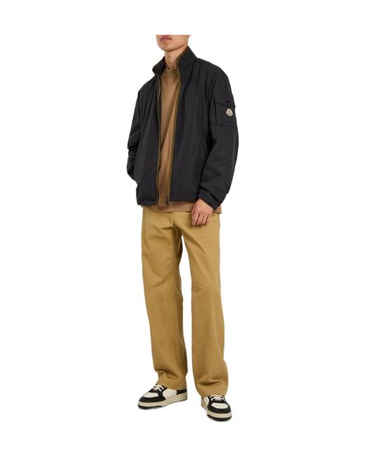 Moncler Black Hooded Jacket for men