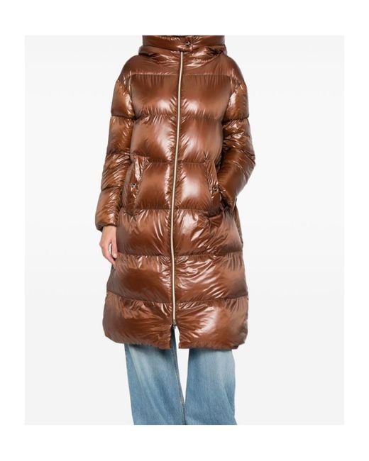 Herno Brown Down Coats