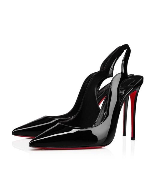 Christian Louboutin Black Hot Chick Slingback Pumps