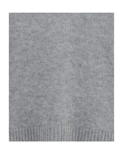 Fabiana Filippi Gray Long-Sleeved Sweater