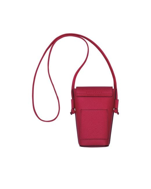 Longchamp Red Épure Phone Case