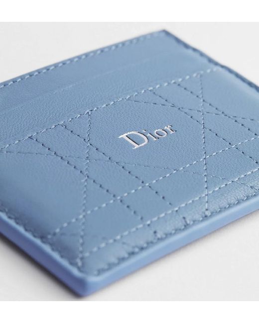 Dior Blue Trianon Freesia Card Holder