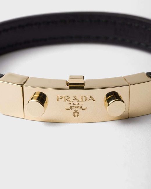 Prada Multicolor Saffiano Leather Bracelet