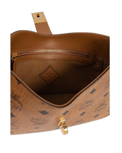 MCM Brown Tracy Shoulder Bag