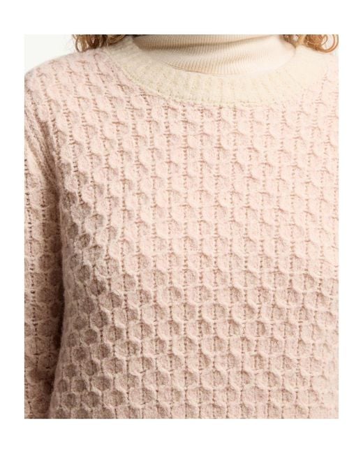 Moncler White Wool Blend Sweater