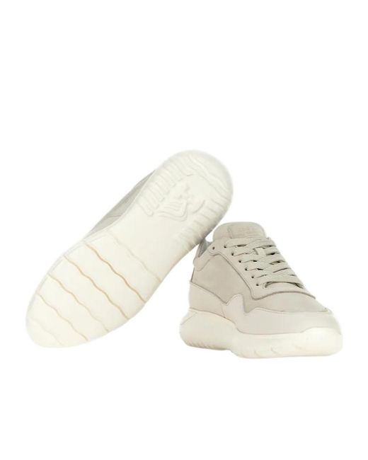 Hogan White Interactive 3 Lace-Up Sneakers for men