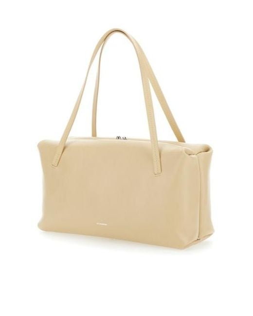 Jil Sander Natural Goji Pillow Medium Shoulder Bag