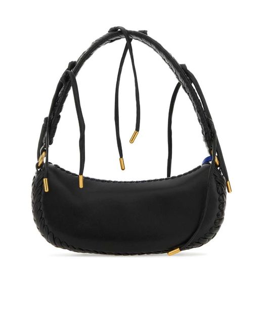 Off-White c/o Virgil Abloh Braided-Trim Top Handle Bag in Black | Lyst
