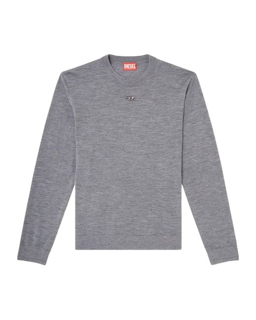 DIESEL Gray K-Valiam Jumper for men