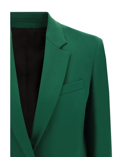 The Attico Green The Single-Breasted Blazer