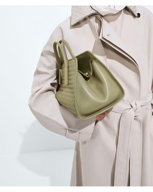Bottega Veneta Metallic Small Barbara Tote