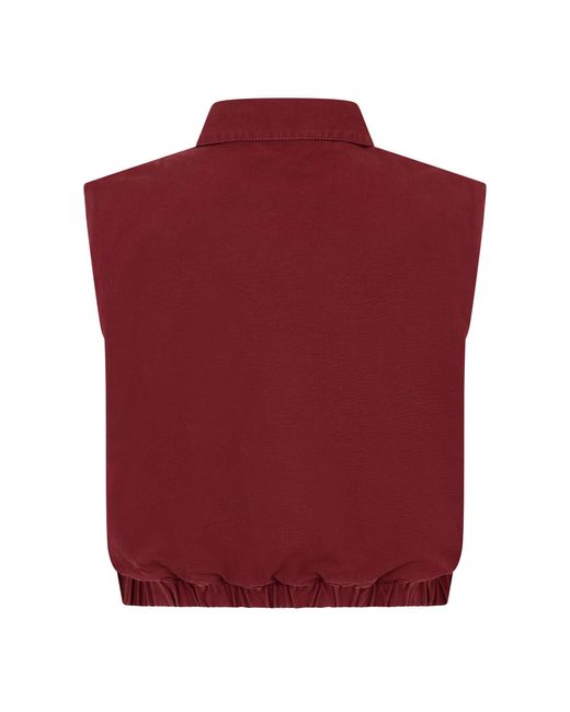 Miu Miu Collared Sleeveless Vest