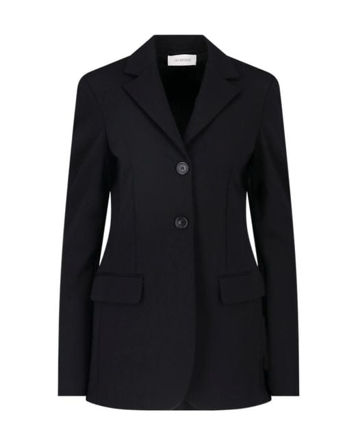 Sportmax Black Long-Sleeve Blazer