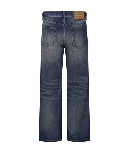 Haikure Blue Logo Jeans for men