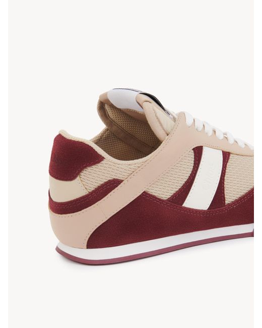 Chloé Pink Chloé Kick Lace-Up Sneakers