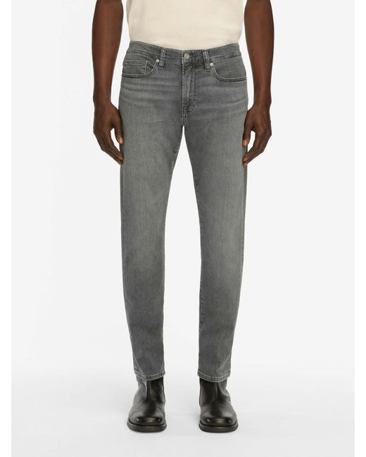 FRAME Gray Mid-Rise Straight-Leg Jeans for men