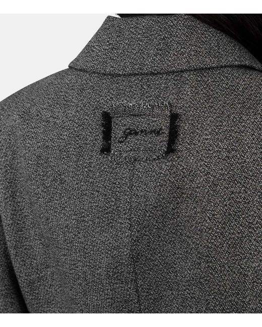 Ganni Gray Suiting Blazer