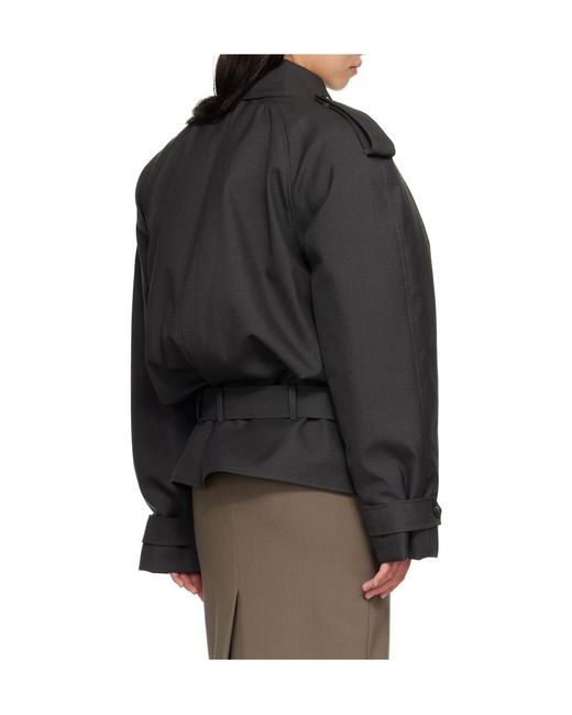 Mugler Black Long-Sleeved Jacket