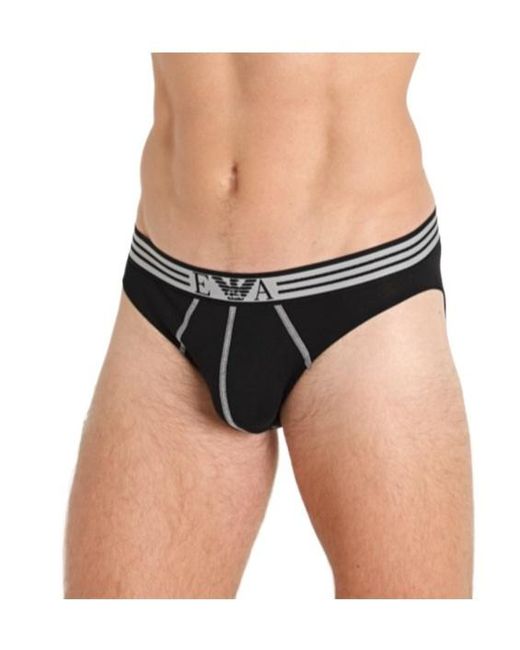 Emporio Armani Blue Elastic Waist Underwear for men