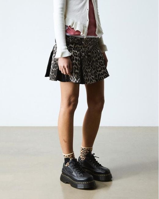 Dr. Martens Black Buzz 5-Eye Milled Nappa Leather Shoes