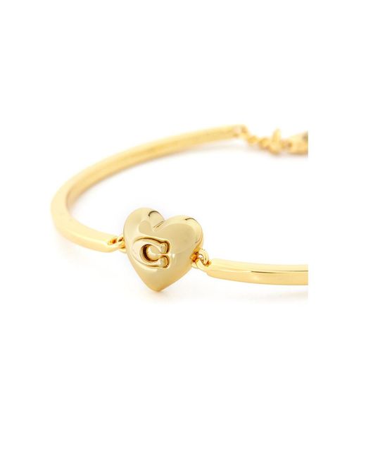 COACH White Heart-Shaped Bracelet