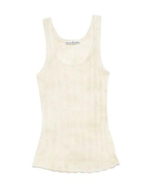 Acne Natural Tank Top