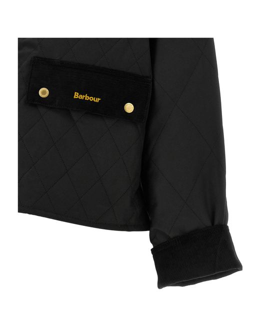 Barbour Black Casual Zip-Up Jacket