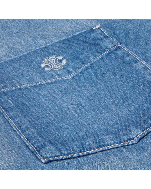 Céline Blue Denim Cotton Shirt
