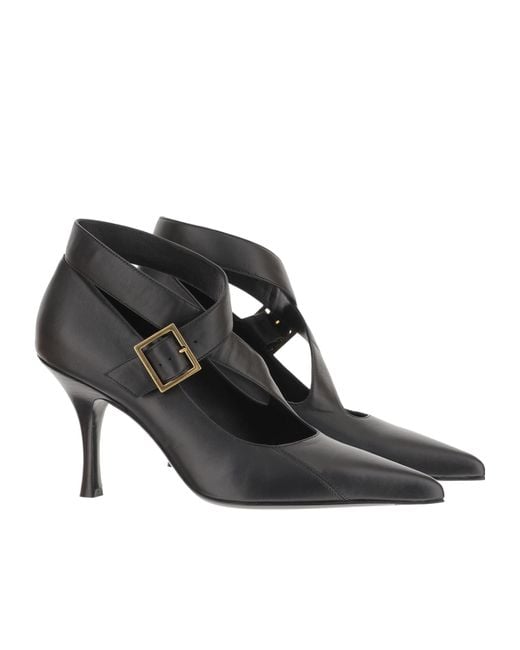 Khaite Black Sloan Pumps