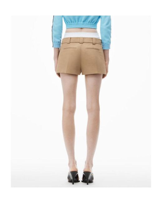 Alexander Wang Natural Pre-Styled Skort