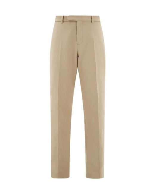 Ferragamo Natural Ferragamo Eyewear Straight-Leg Pants for men