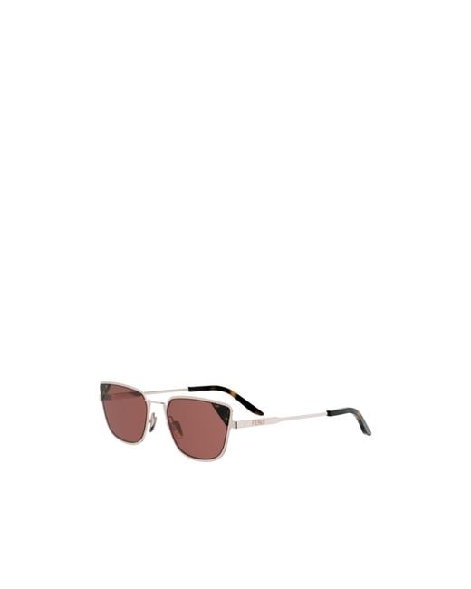 Fendi Pink Square-Frame Sunglasses for men