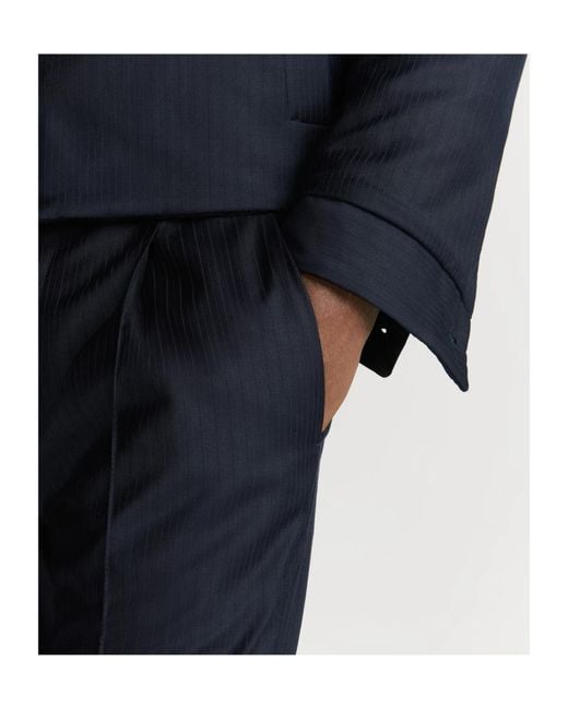 Dior Blue Tailored Track Pants for men