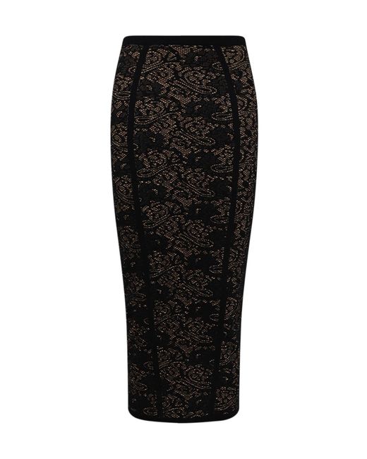 Elisabetta Franchi Black Sleeveless Off-The-Shoulder Dress