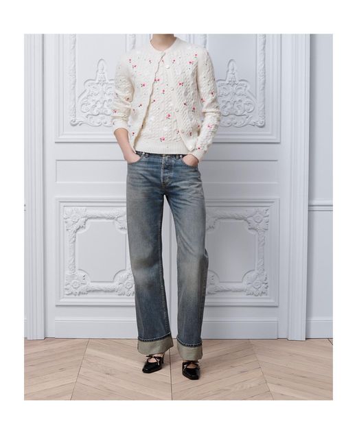 Dior Gray Flared Jeans
