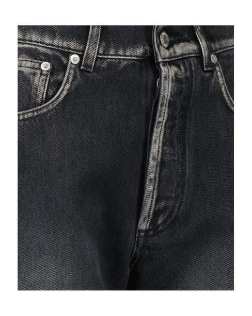 Moschino Black Faded Five-Pockets Jeans